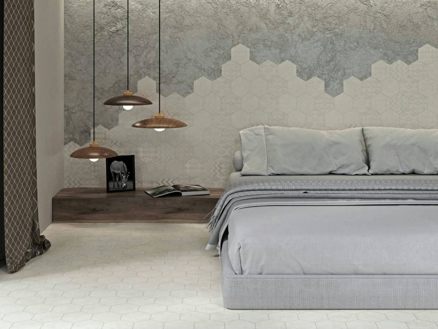 Form 5.5X6.3” White Decor* Hexagon | Matteo Kitchens