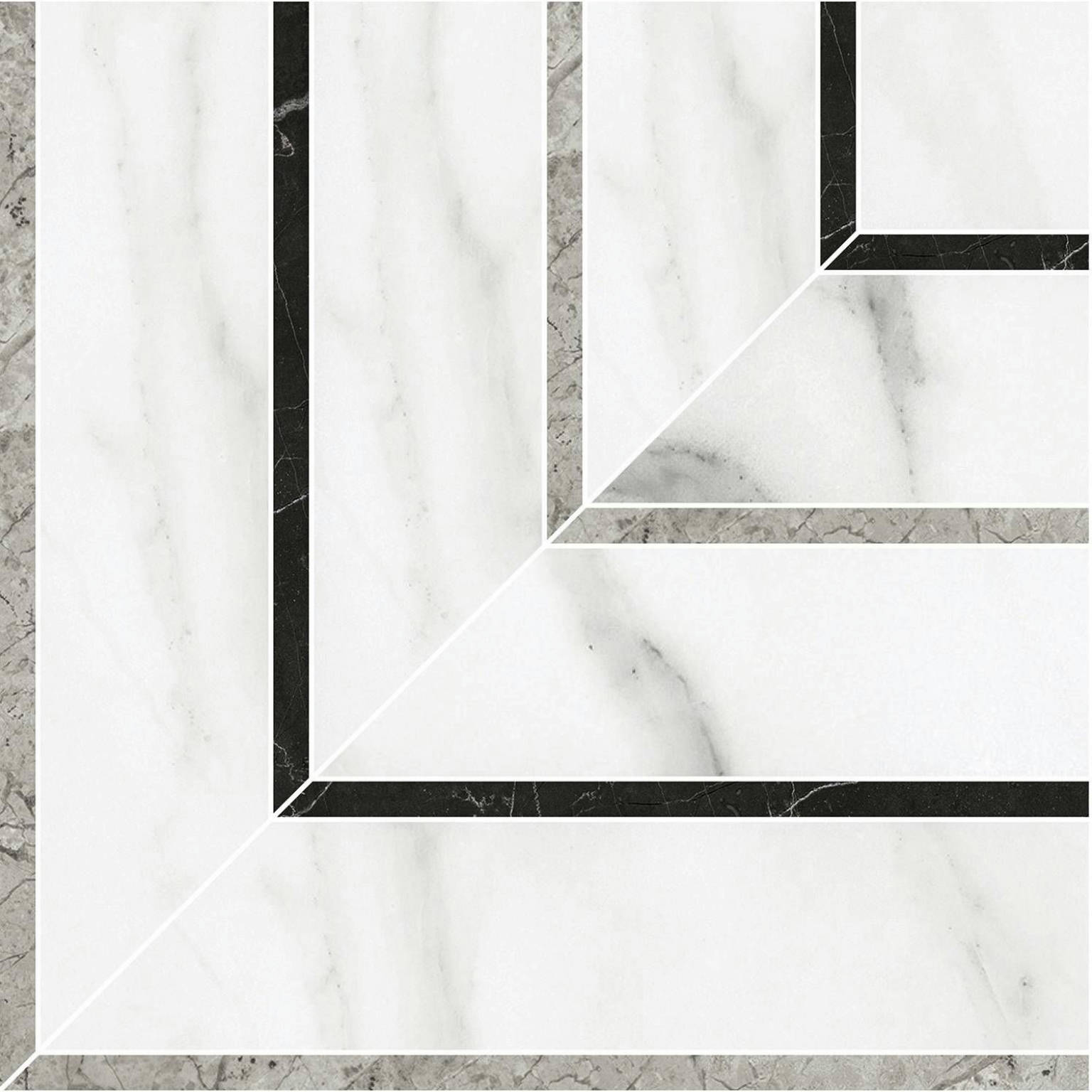 Statuario Venezia Honed Picco Mosaic | Matteo Kitchens